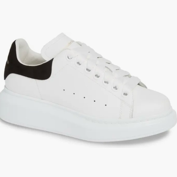 Alexander McQueen Shoes - - Alexander mqueen women 7.5 sneakers shoe thick high sole.like new. No we…